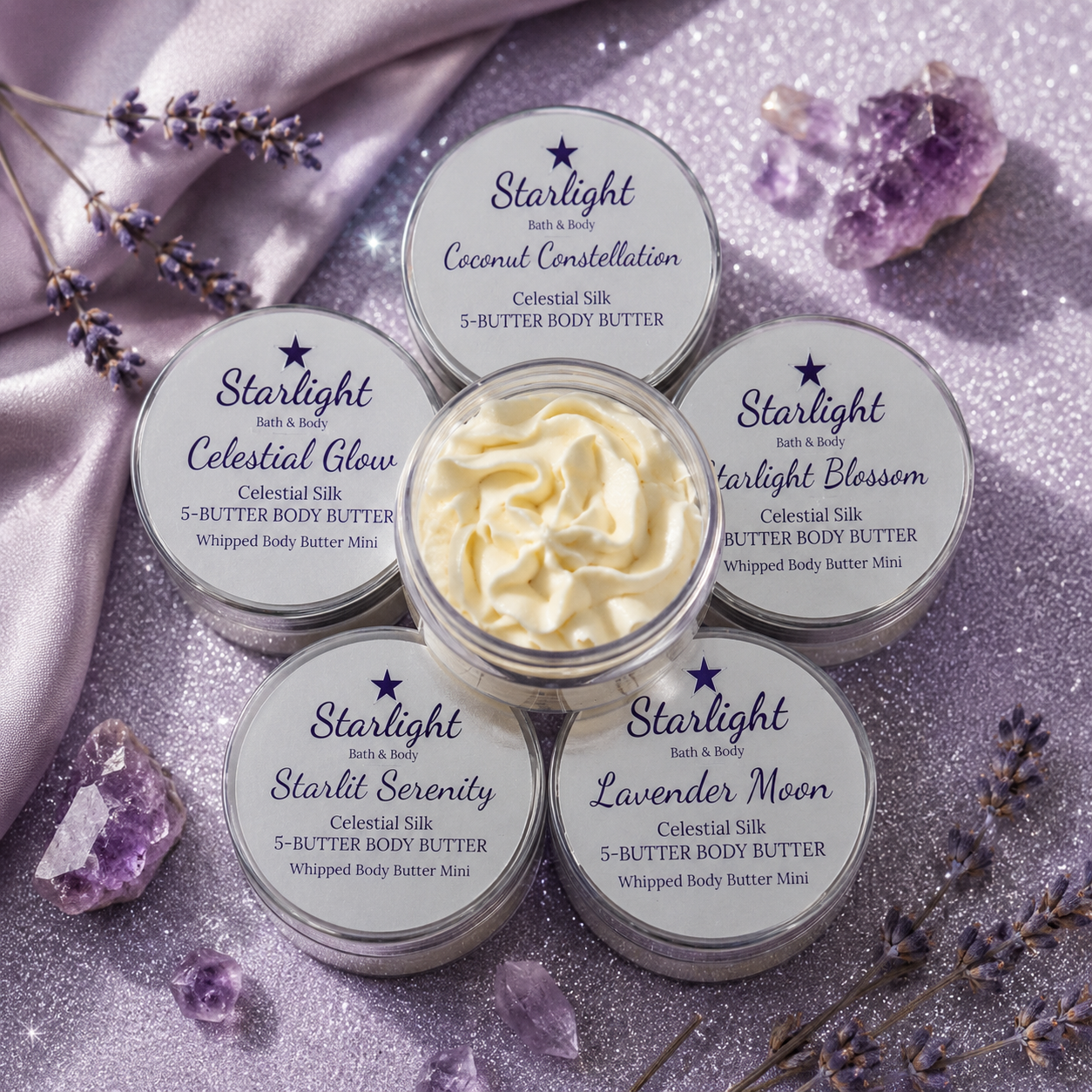 Coconut Constellation – Celestial Silk 5-Butter Body Butter