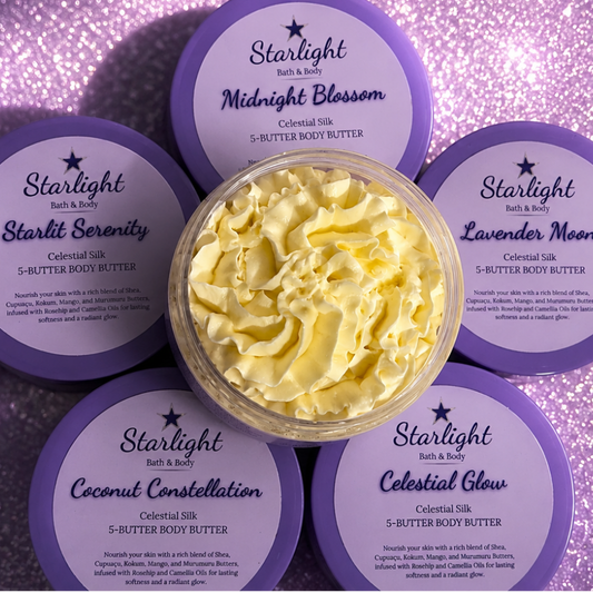 4.5 oz Celestial Glow - Celestial Silk 5 Butter Body Butter
