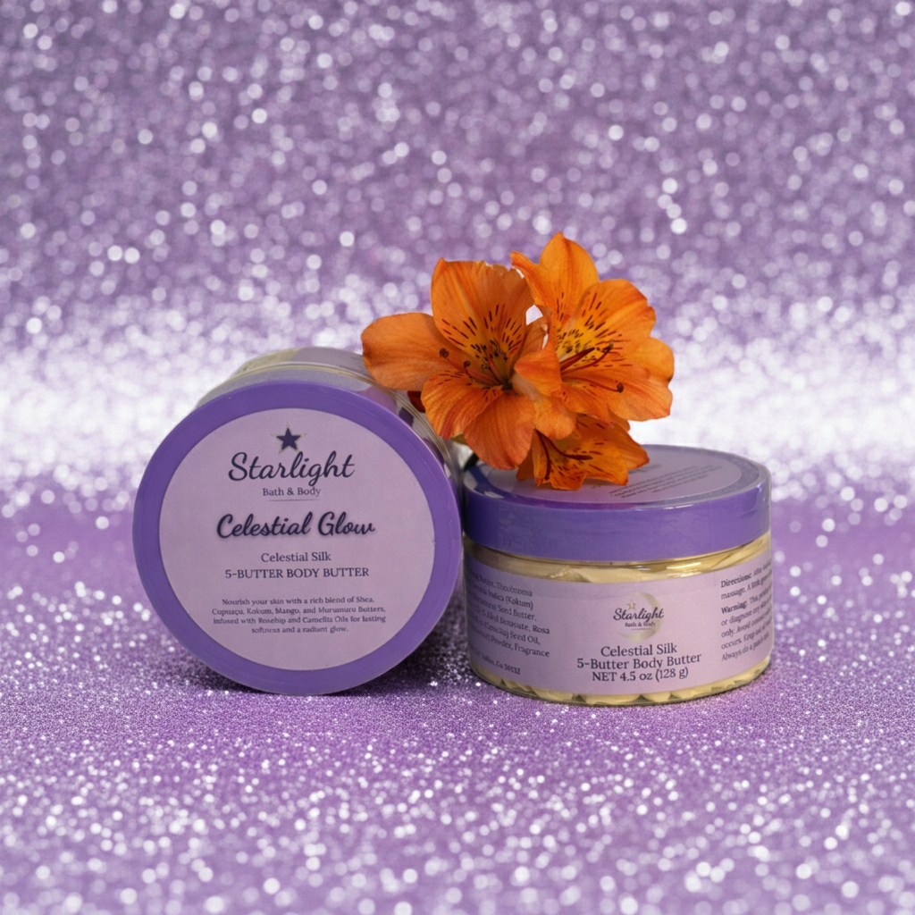 4.5 oz Celestial Glow - Celestial Silk 5 Butter Body Butter