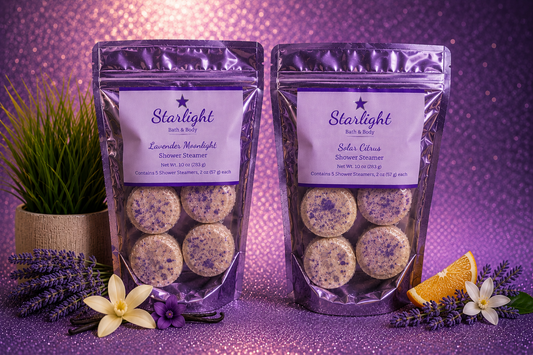 10 oz Lavender Moonlight Shower Steamers (5 Pieces)