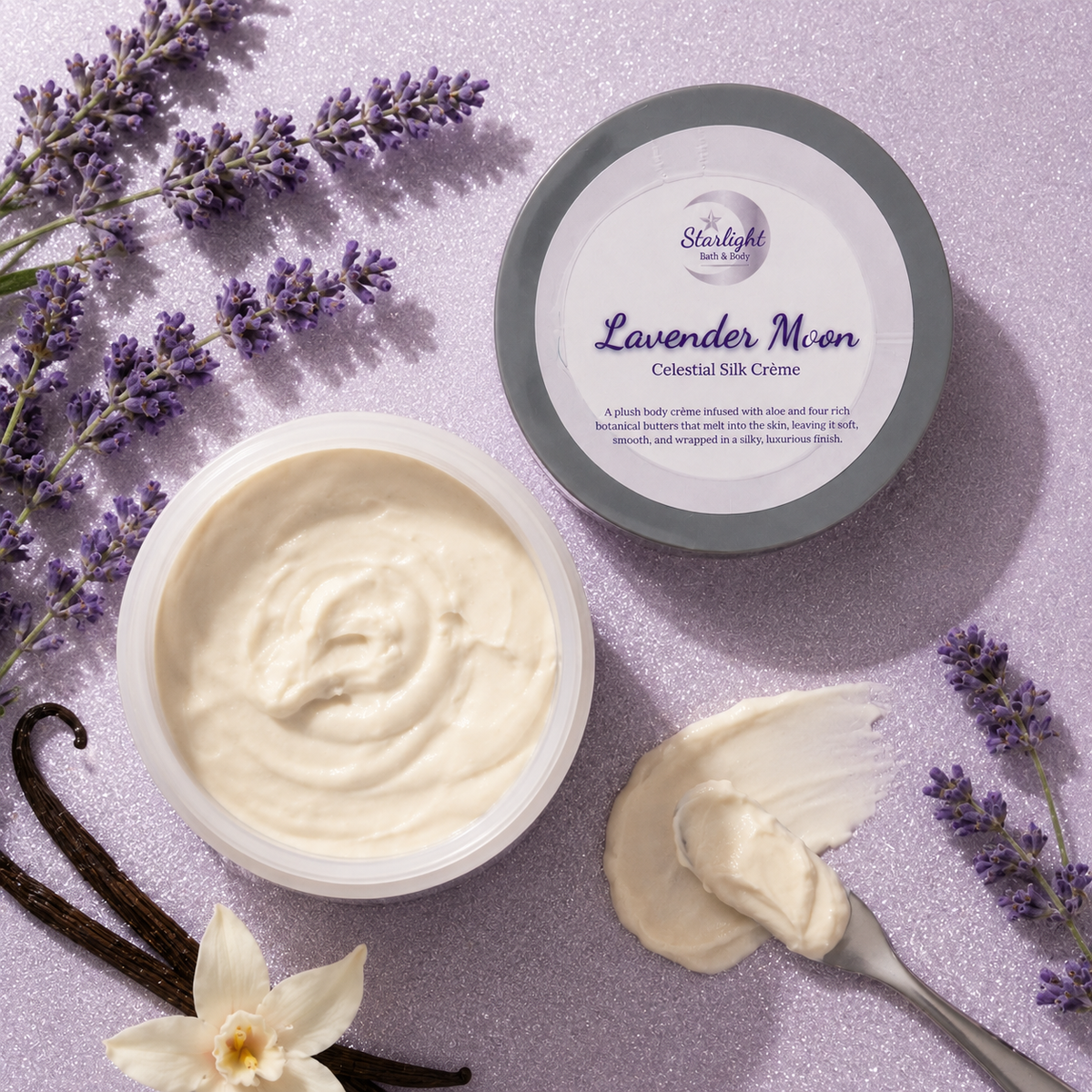 Lavender Moon Celestial Silk Body Crème