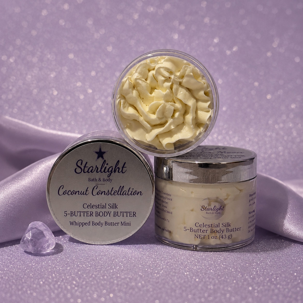 Coconut Constellation – Celestial Silk 5-Butter Body Butter