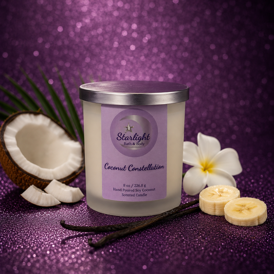 8 oz Coconut Constellation Candle